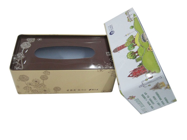 CF-250礼品纸巾铁盒